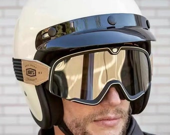 Stylish Motorcycle Goggles | Sport Sunglasses | Motocross | Ski Glasses | Retro Vintage Goggles Style