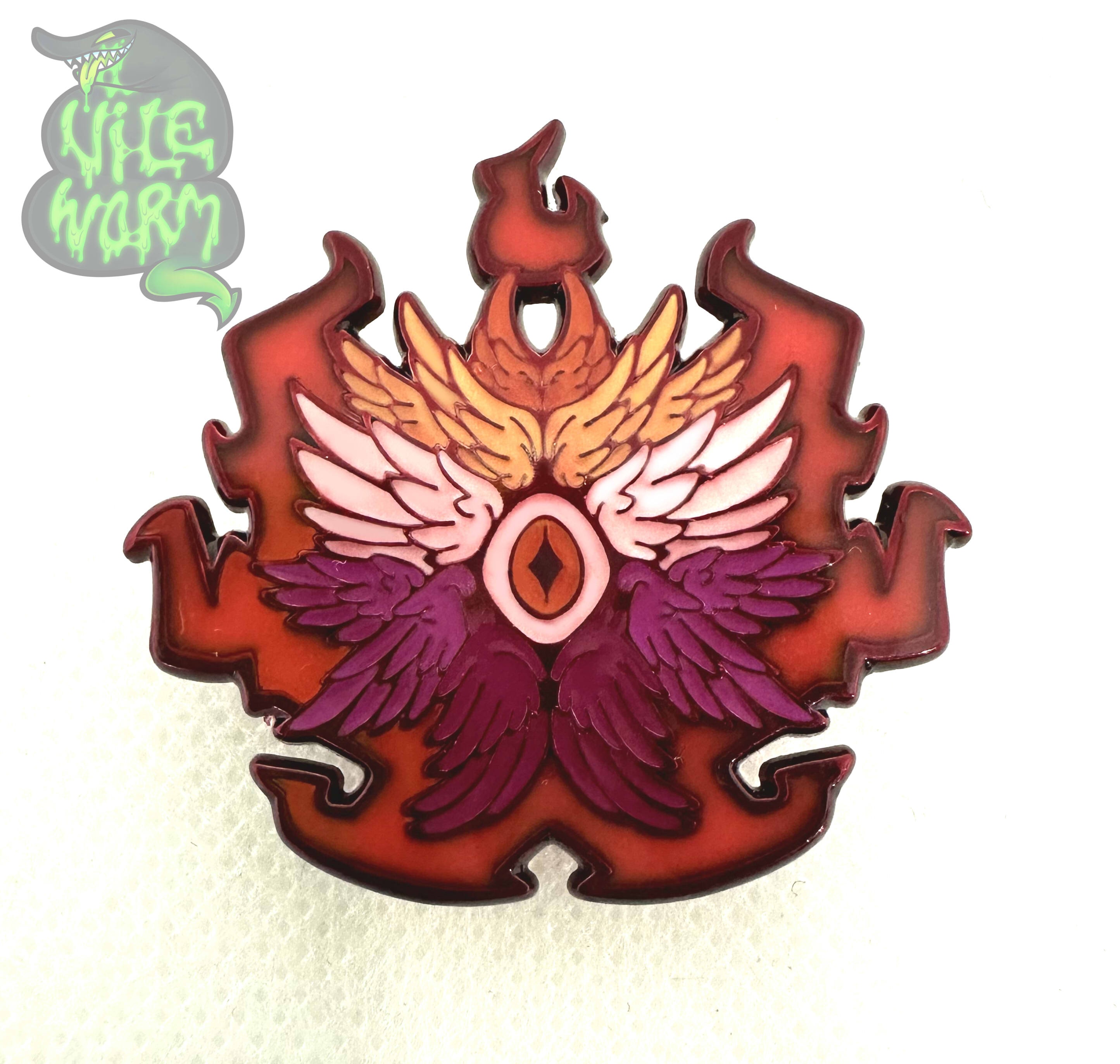 Lesbian Pride Angel Enamel Pin | LGBT+ Angels - Etsy