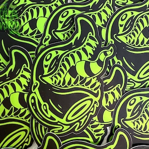 Sticker vinyle mat Perdez-vous la tête