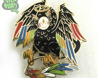 Queer Pride Angel Enamel Pin | LGBT+ Angels