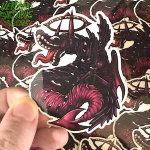 Corrupted Angel | Translucent Vinyl Sticker