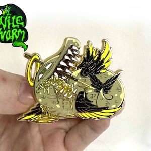 Yellow Bile Angel Enamel Pin