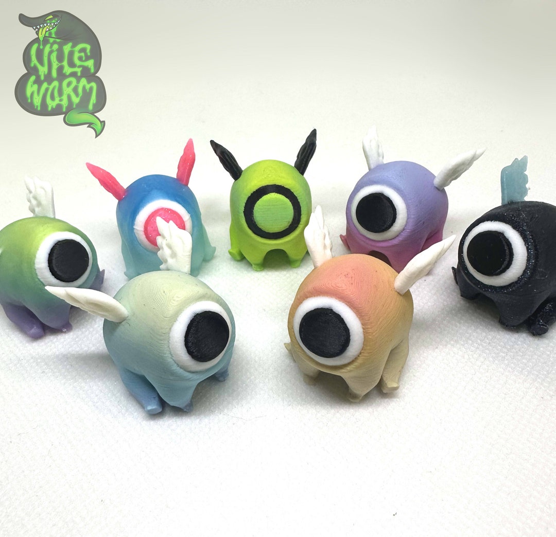 Bean Buddies | 3D Printed PLA Figure or Keychain Accessory | Mystery ...