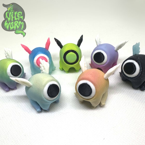 Bean Buddies | 3D Printed PLA Art Figure | Mystery Coloration