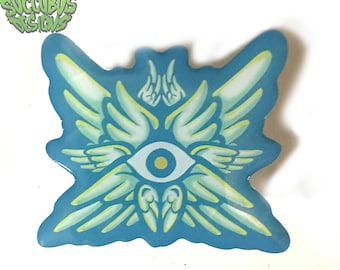 Baby Teal Seraph Acrylic Phone Grip