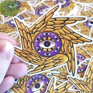 LEGACY | Intersex Pride Angel Glossy Vinyl Stickers | LGBT+ Angels