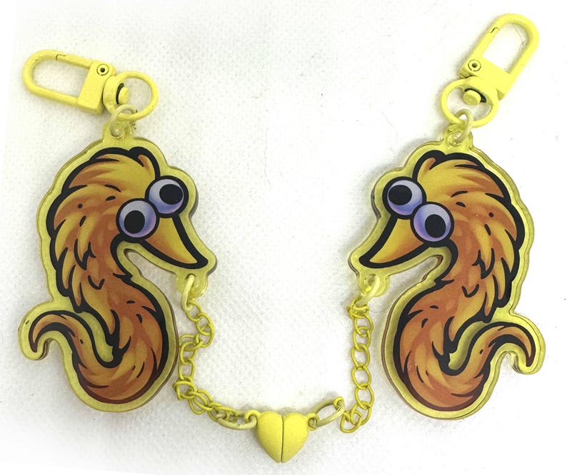 Worms in Love | Worm on String Heart Connected Keychain | Mix and Match ...