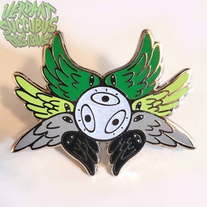 Aromantic Pride Angel Enamel Pin | LGBT+ Angels