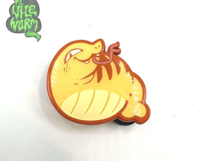 Tsuchinoko (real) Enamel Pin | Cryptid Terrors
