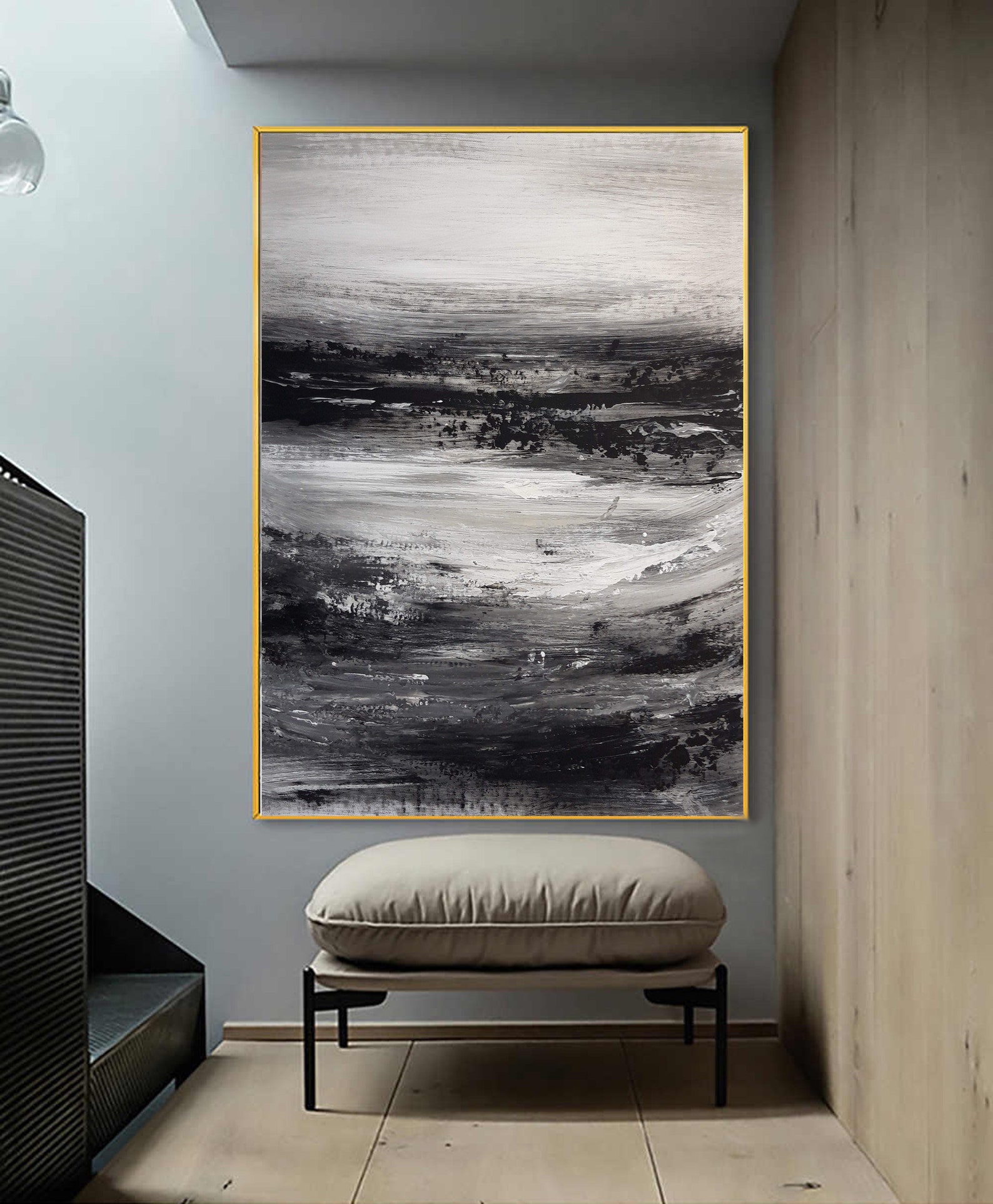 Vertical Paintings for Living Room Oversized Wall Art Etsy