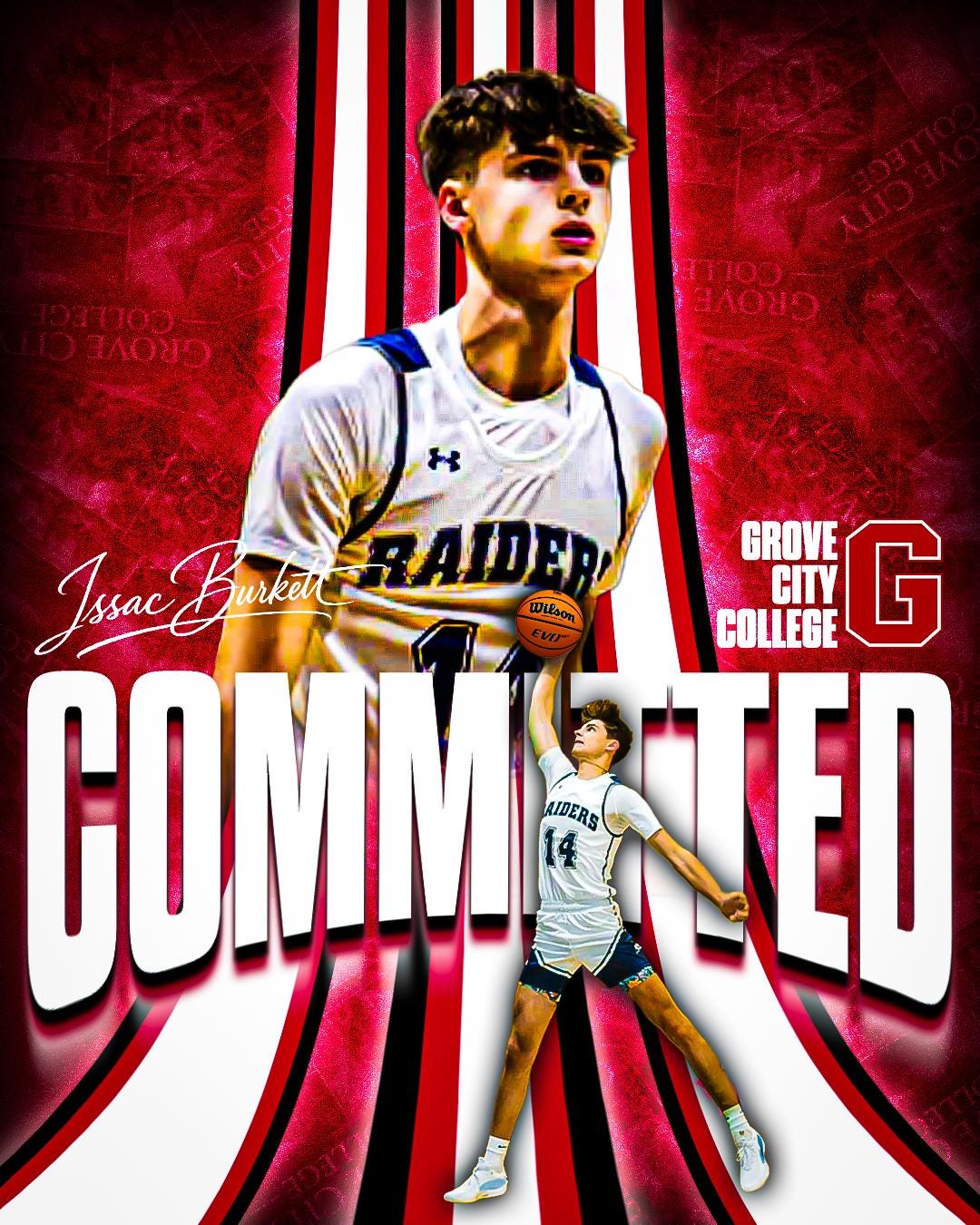 Committed Poster - Custom Graphic Design - Etsy