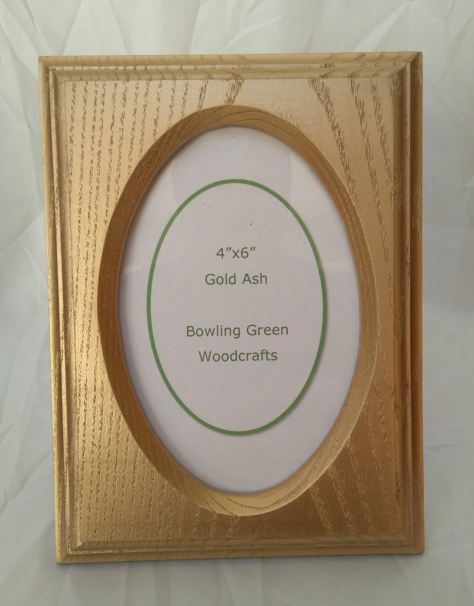 4x6 Solid Hardwood Oval Photo Frame Etsy