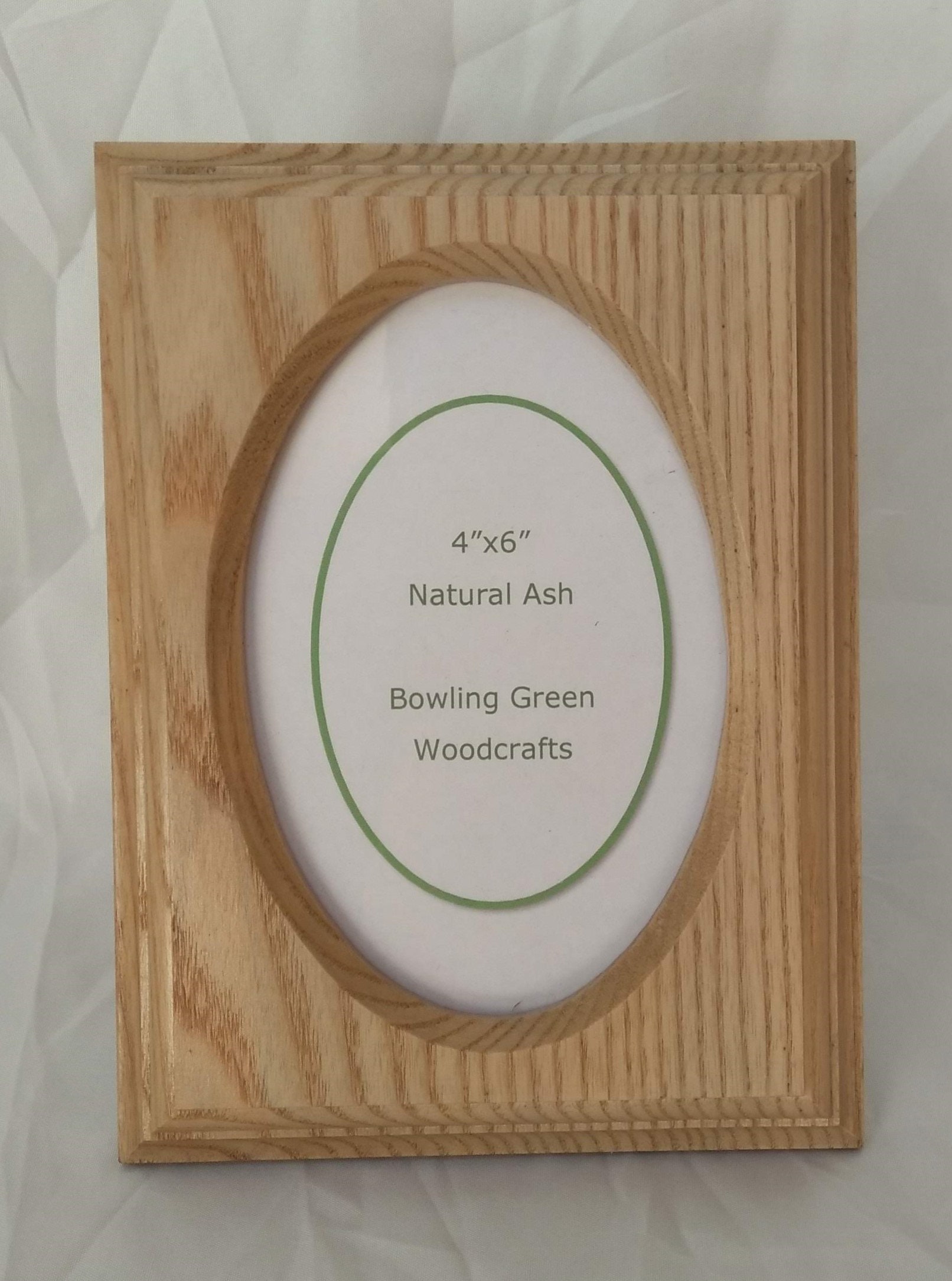 4x6 Solid Hardwood Oval Photo Frame Etsy