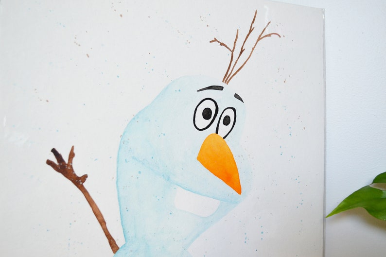 Olaf en Aquarelle, à encadrer Bild 3