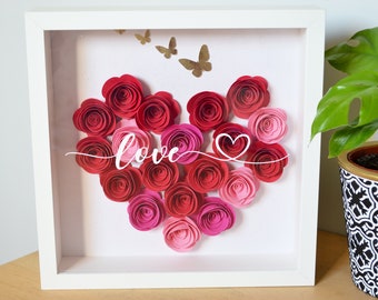 Flower Heart Frame