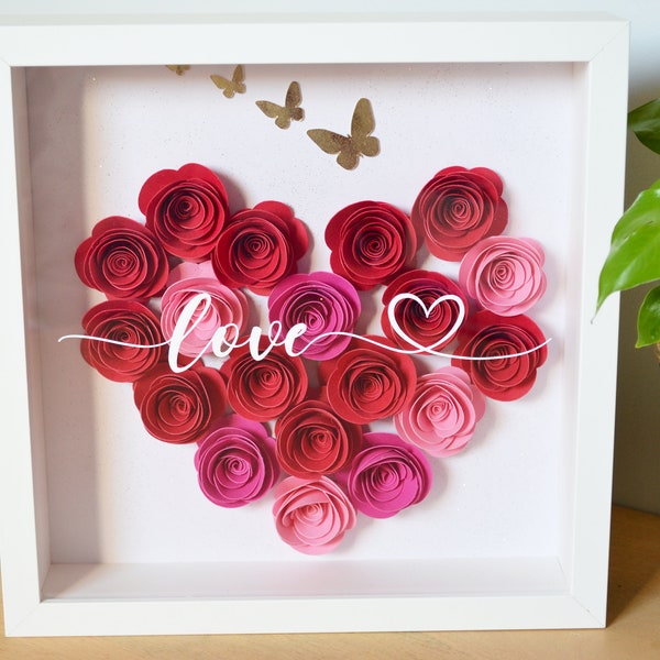 Flower Heart Frame