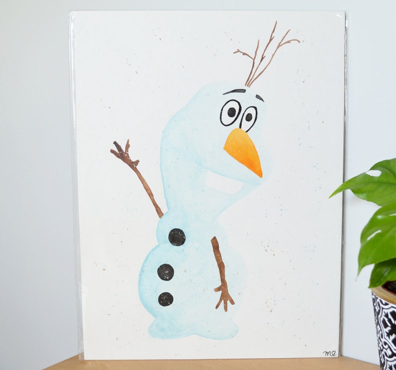 Olaf en Aquarelle, à encadrer Bild 2