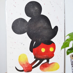 Mickey en Aquarelle, à encadrer immagine 2