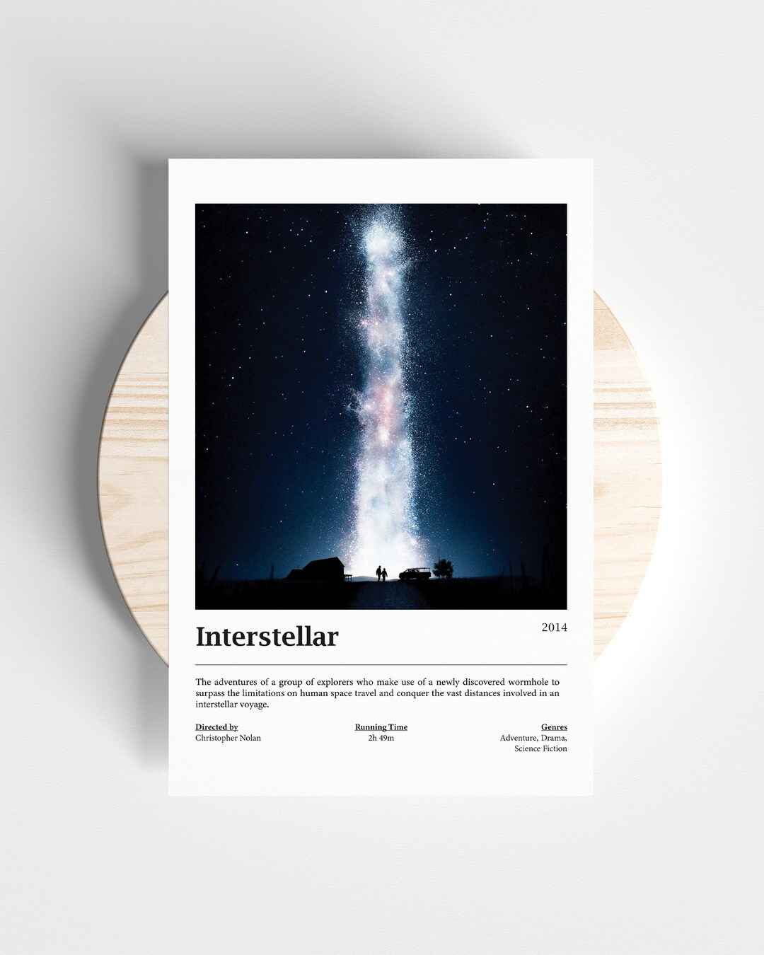 2014 Interstellar Movie Poster Print Interstellar Poster - Etsy