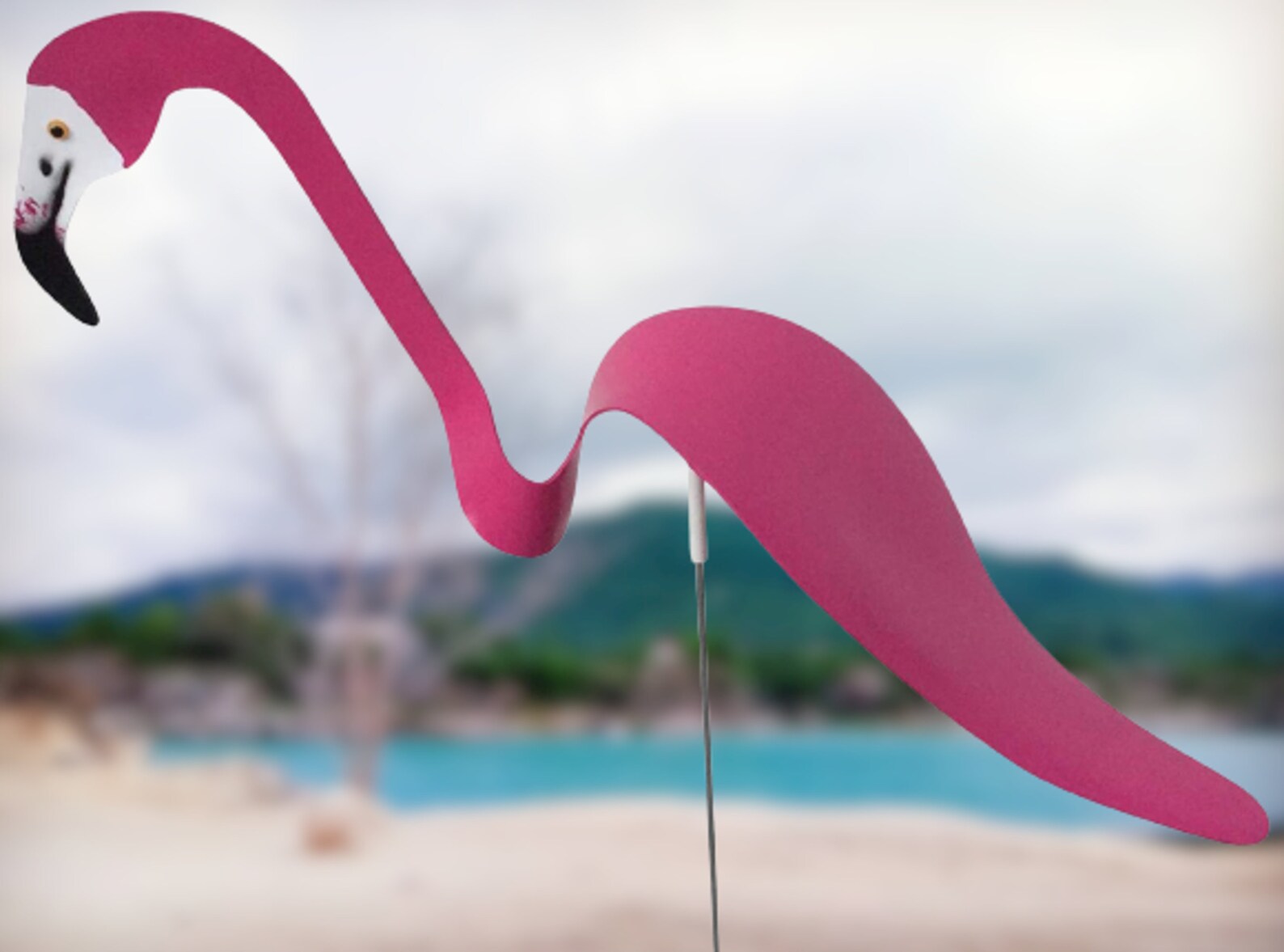 Dancing Yard Flamingo. Colorful decorative flamingos. Decorate | Etsy