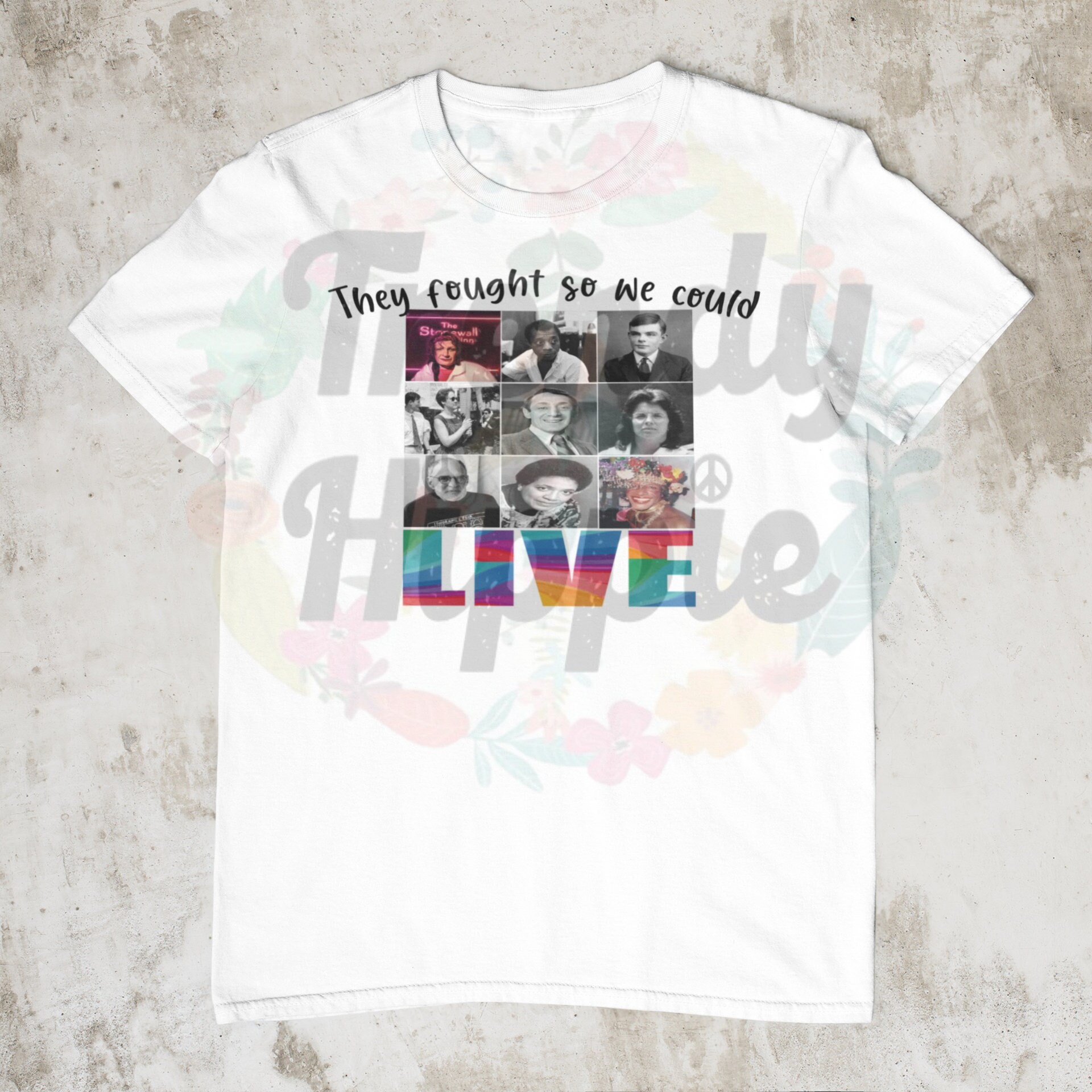 Ils se sont battus pour que nous puissions vivre tee LGBTQ Etsy