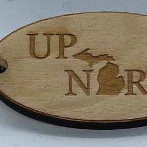 Michigan Up North  Keychain