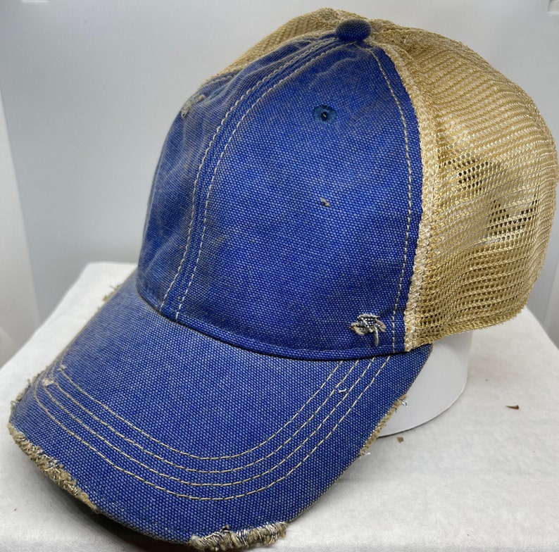 Black Distressed Hat Multiple Colors Available Etsy