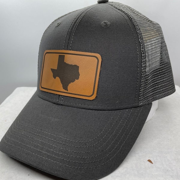 LBK Texas Leather Patched Cap main image 1