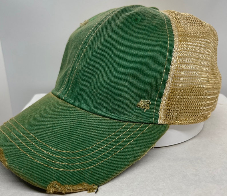 Black Distressed Hat Multiple Colors Available Etsy