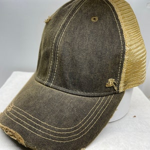Black Distressed Hat Multiple Colors Available