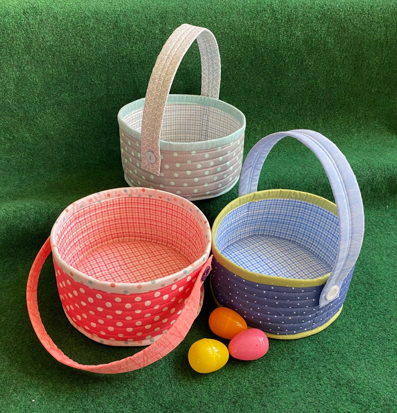 Quilted Easter Baskets Etsy