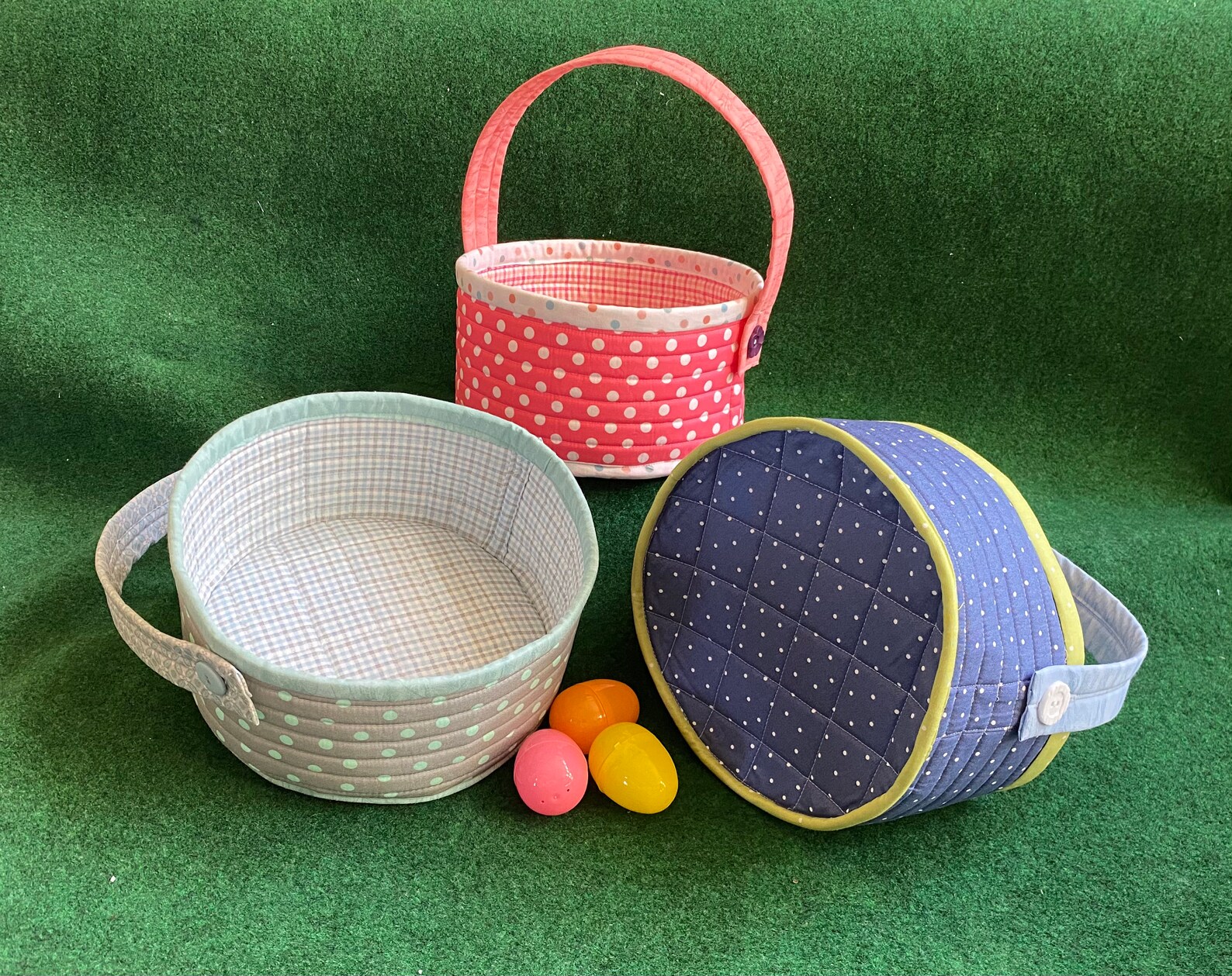 Quilted Easter Baskets Etsy