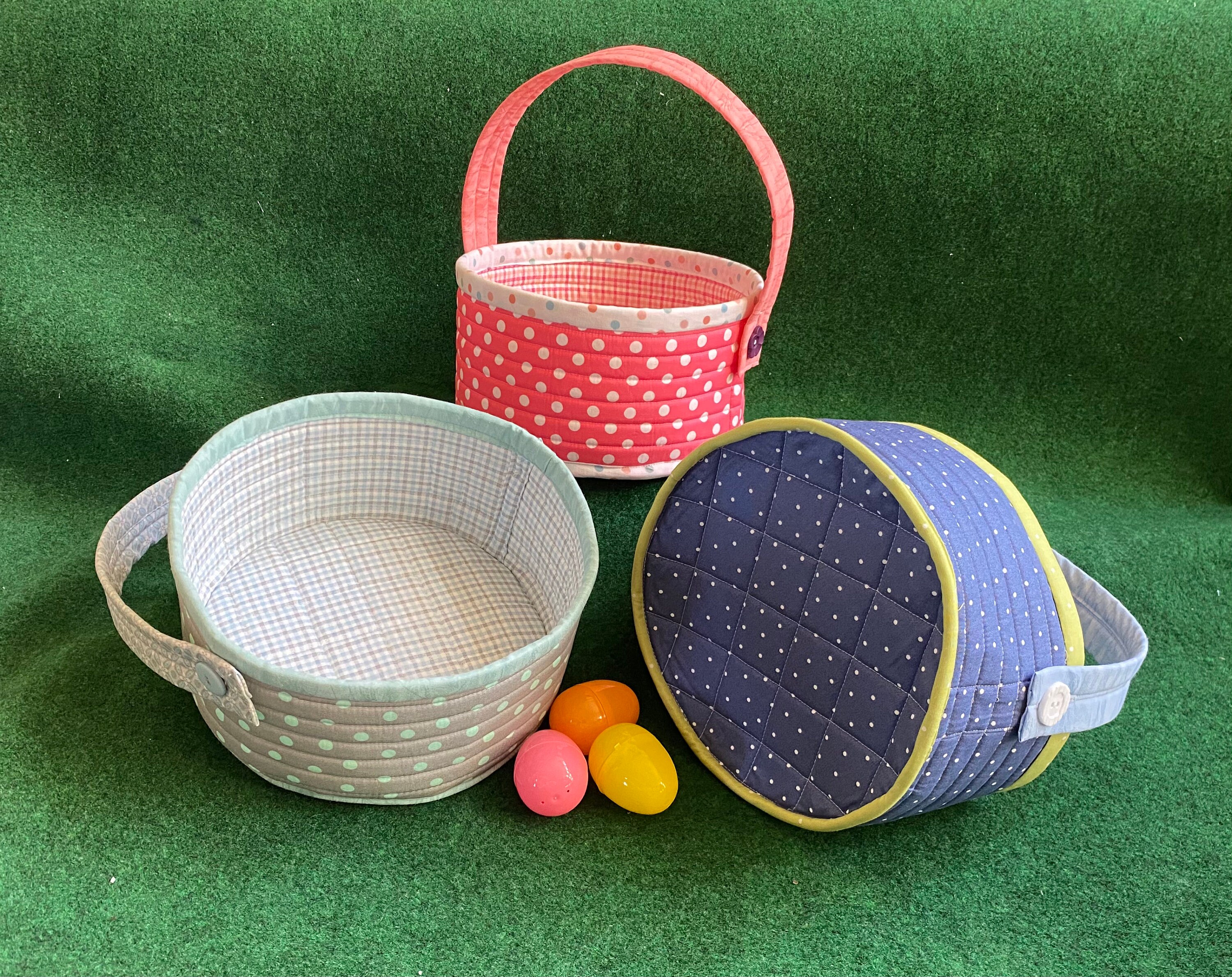 Quilted Easter Baskets Etsy