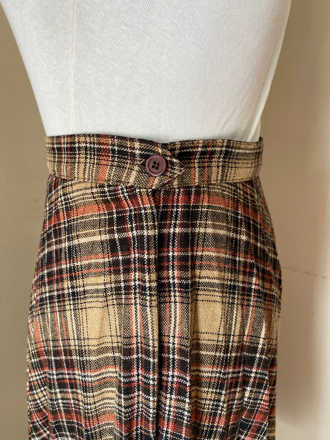 Vintage Joyce Sportswear Plaid Pleated Skirt - Etsy