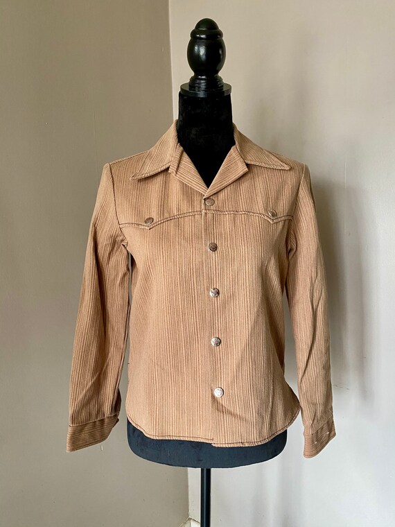Vintage Billy The Kid Western corduroy shirt Gem