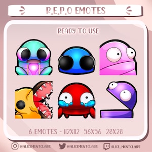 R.E.P.O Emotes for streaming