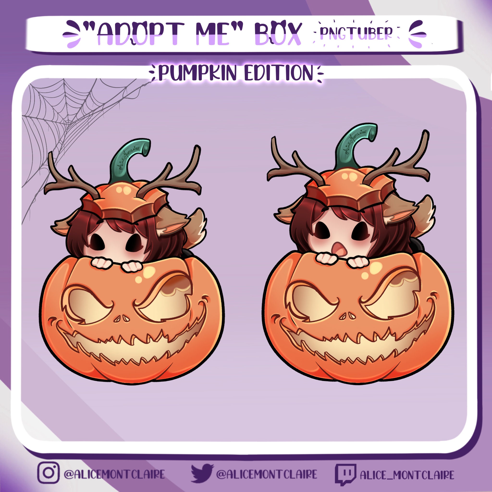 Adopt Me Pumpkin Pngtuber Etsy