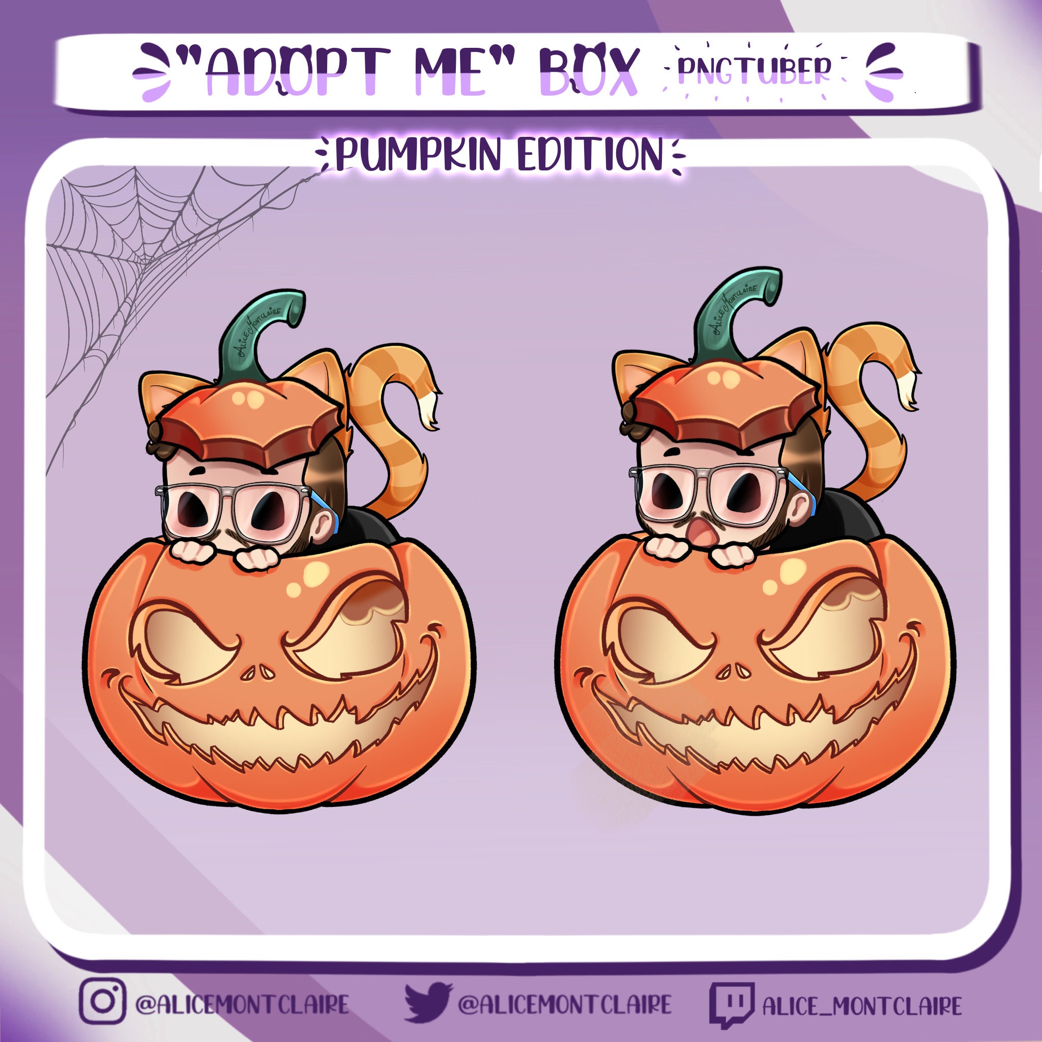 Adopt Me Pumpkin Pngtuber Etsy