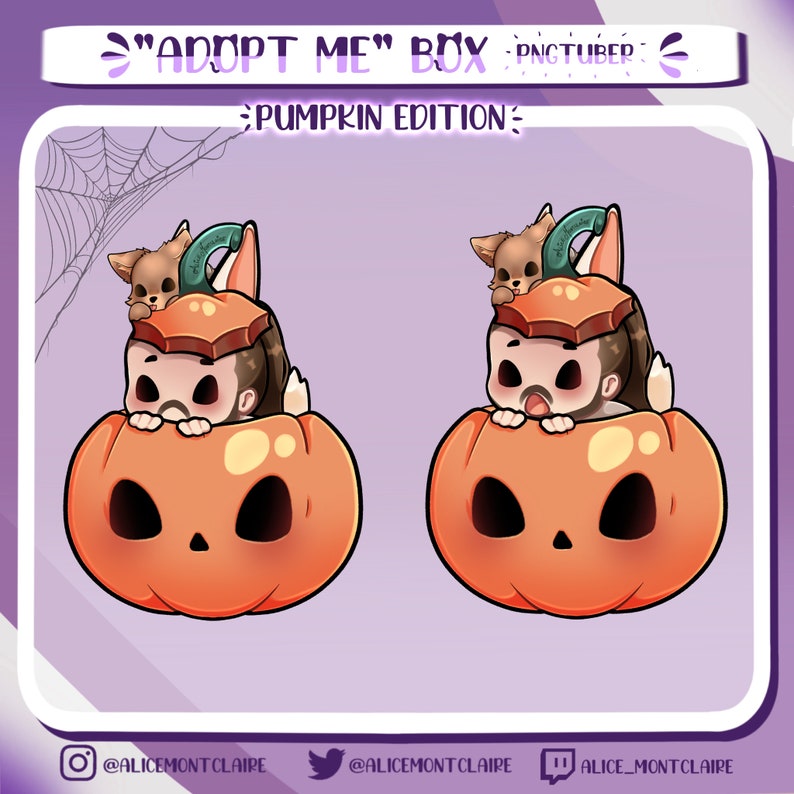 Adopt Me Pumpkin Pngtuber Etsy