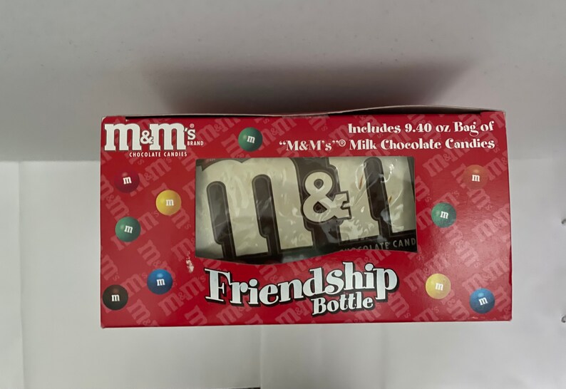 M&m's Friendship Bottle Candy Dispenser. Etsy