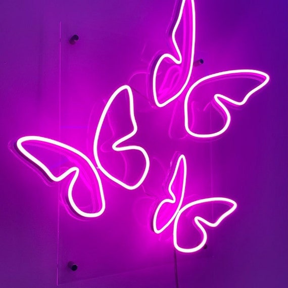 Butterfly Neon Sign Butterfly Neon Light Butterfly Lamp | Etsy