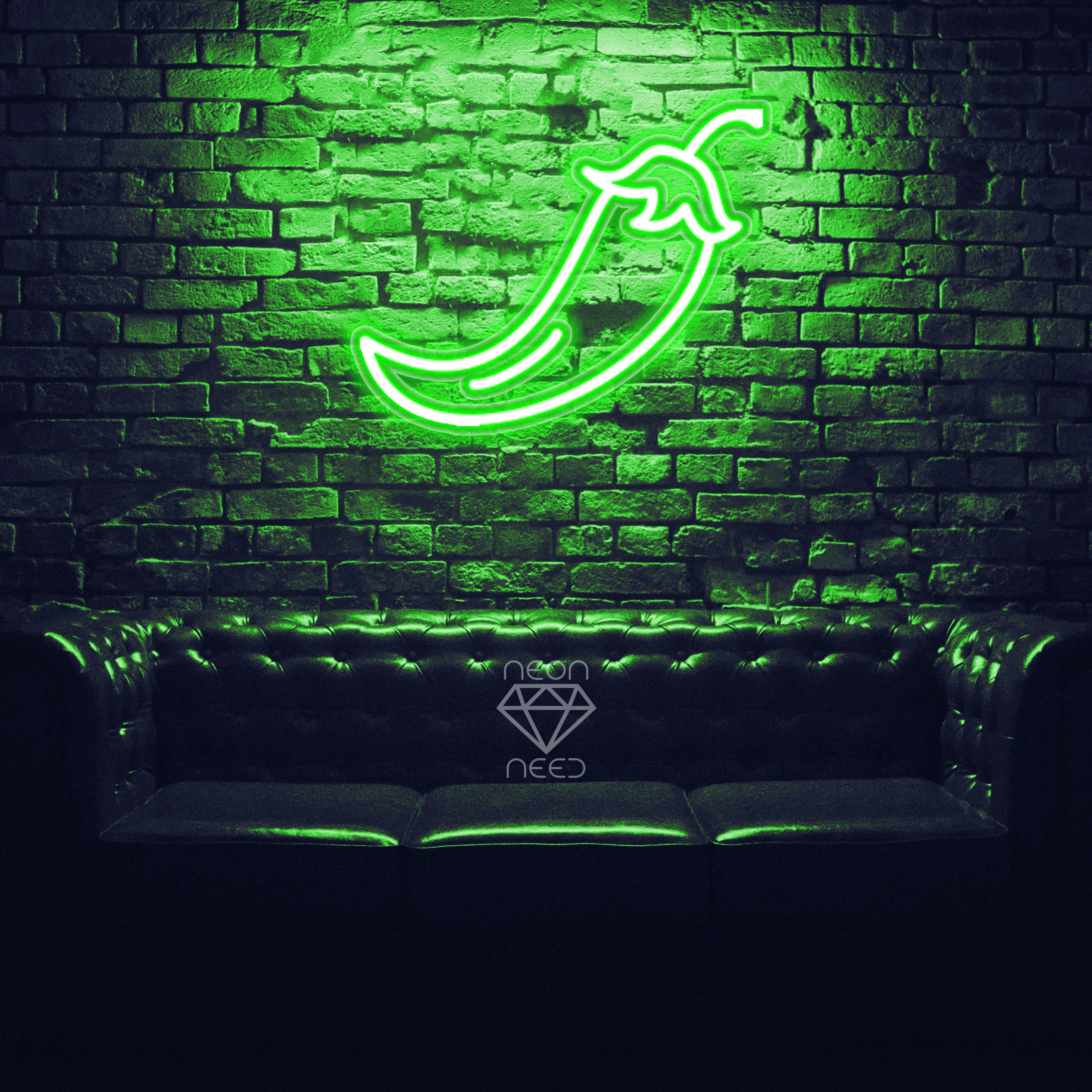 Pepper Neon Sign / Сhili pepper Neon Sign / Sign Wall Decor / Etsy