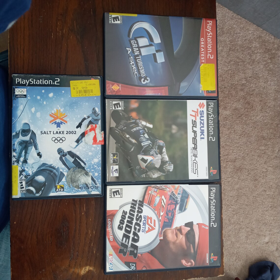 Four Playstation 2 Racing Games For Cheap Bundle Etsy