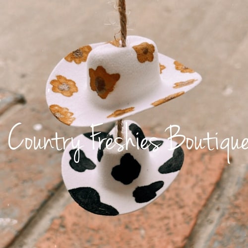 Brown Cowboy Boots Hanging Ornament For Christmas Tree