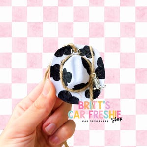 Cowboy Hat Car Charm / Car Charms / Rearview Mirror Decor