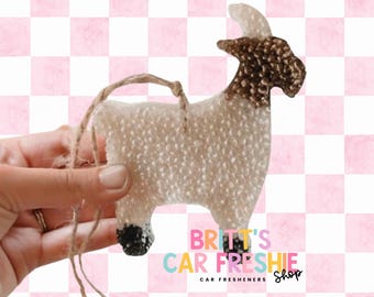 Goat Car Freshie: Ambientador perfumado
