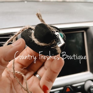 Mini Cowboy Cowgirl Hat Western Rearview Mirror Hanging Car Ornament Accessory