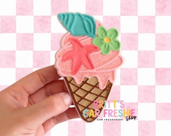 Ice Cream Car Freshie | Summer Freshie | Scented Air Freshener