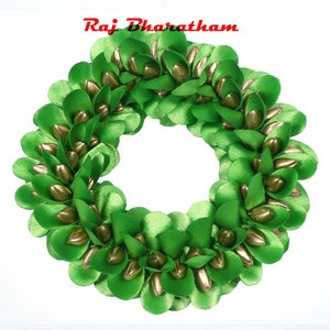 Raj Bharatham Bharatnatyam and Kuchipudi Dance Cloth Flower For Dance Performances & South Indian Marriage  Bride.