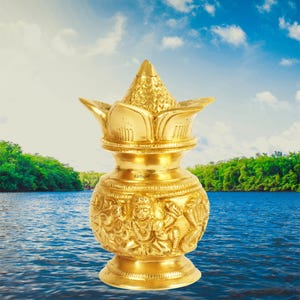 RAJ BHARATHAM Ashtalakshmi Kalasam 6 INCHES